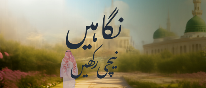 نگاہیں نیچي رکھیں